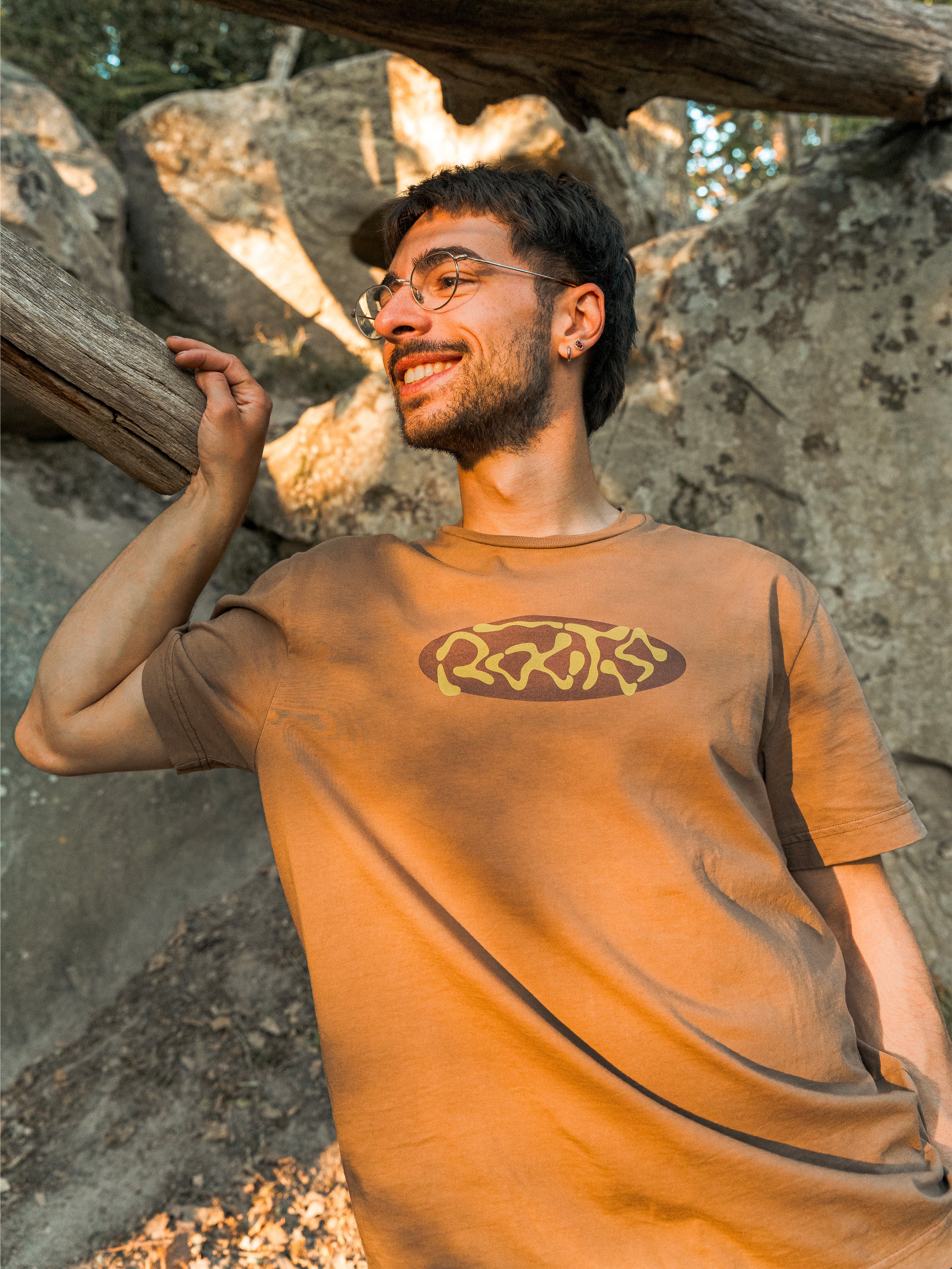 ROOTS - MOKA FLOWER T-SHIRT