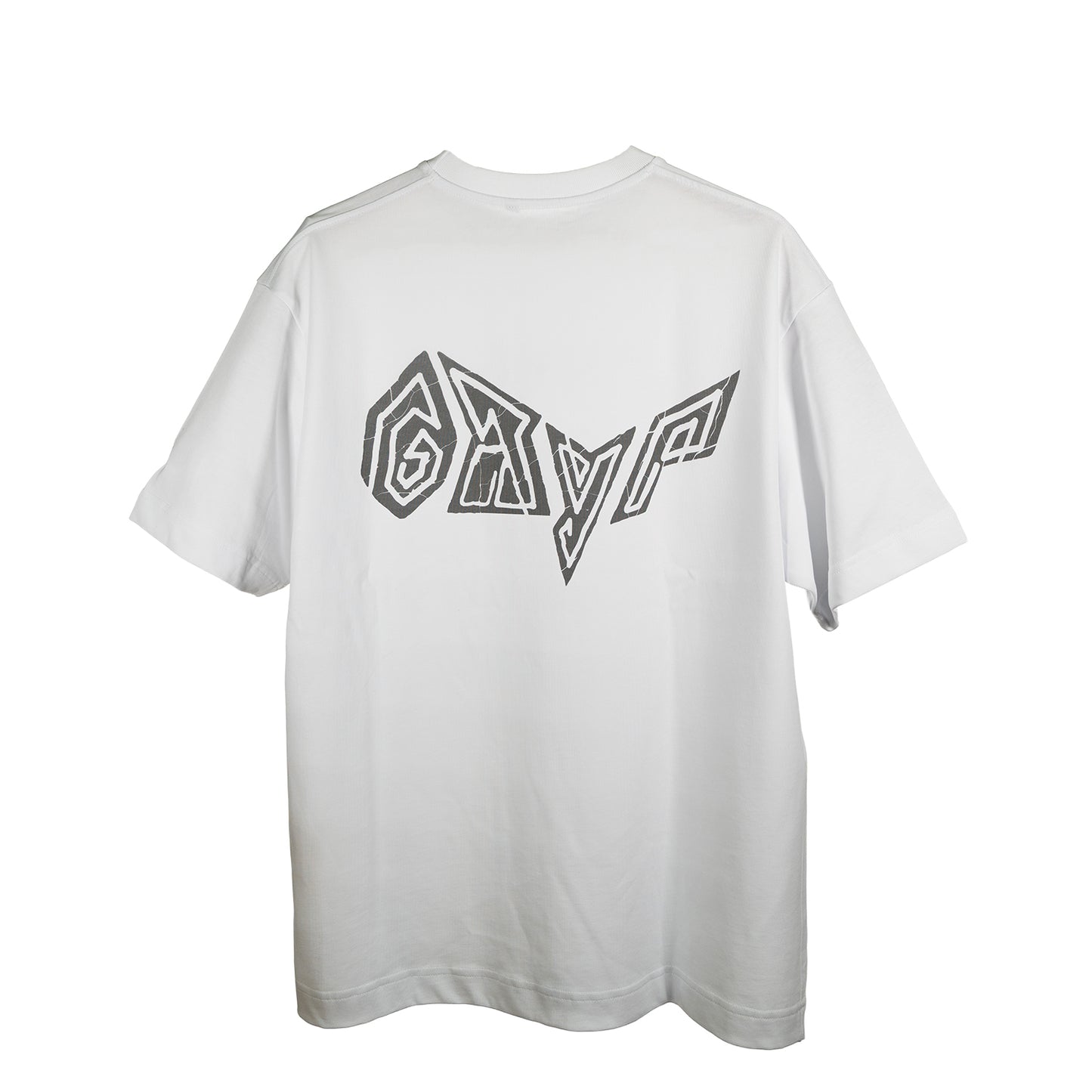 T-SHIRT STONE AGE BLANC