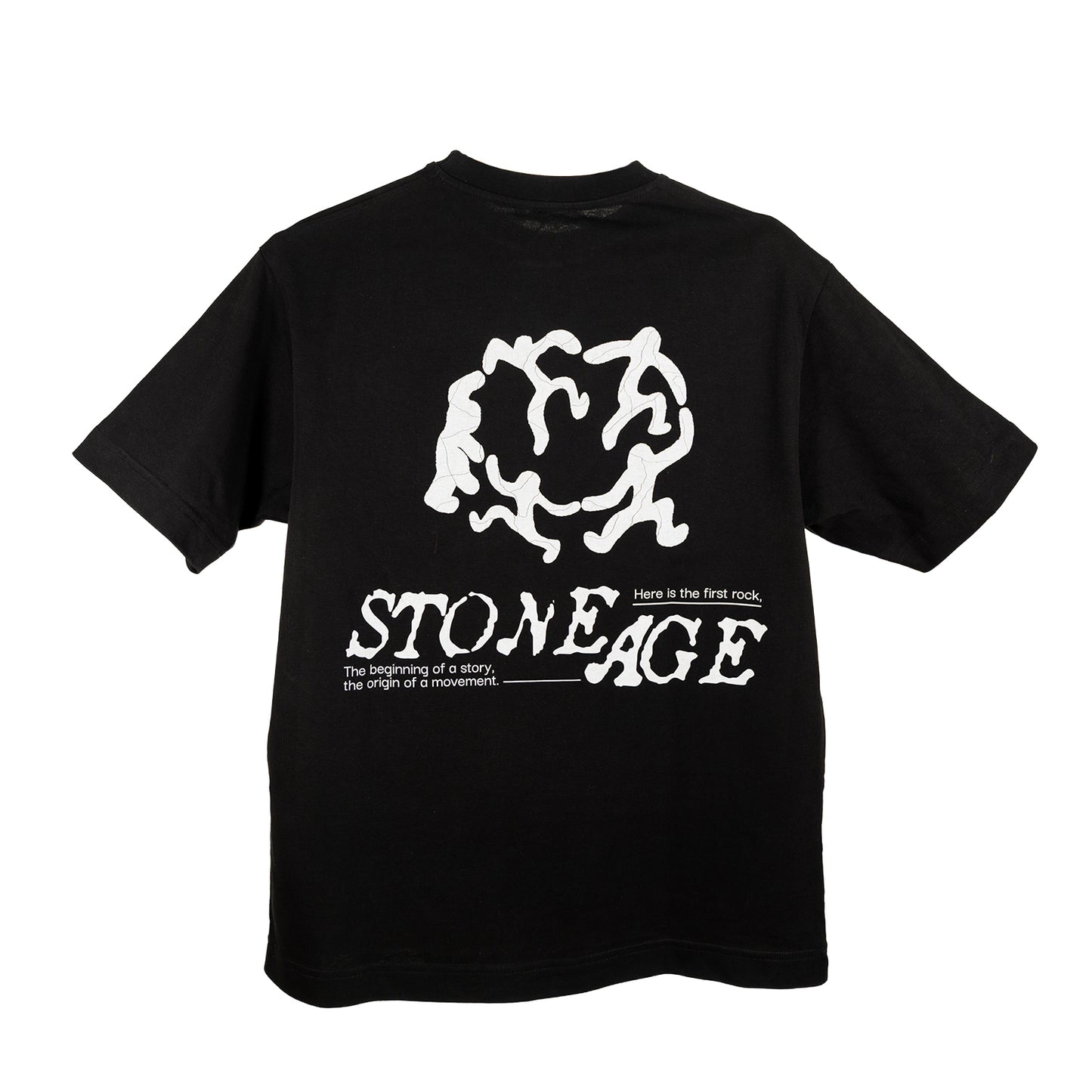 T-SHIRT STONE AGE NOIR