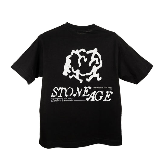 T-SHIRT STONE AGE NOIR